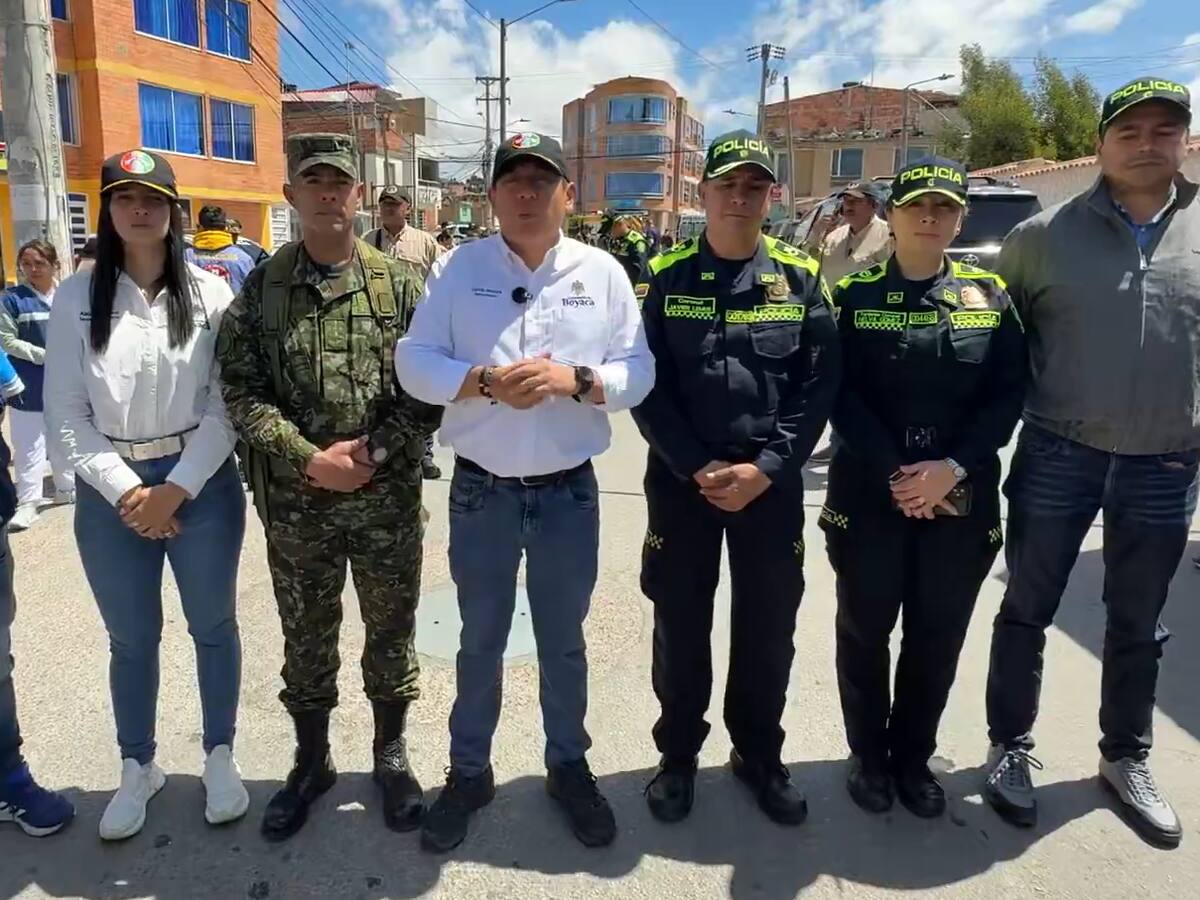 Carlos Amaya: “No vamos a permitir que vengan a generar zozobra” tras hallazgos de explosivos en Tunja