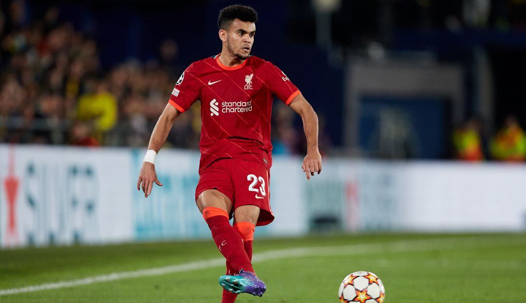 Luis Díaz con el Liverpool