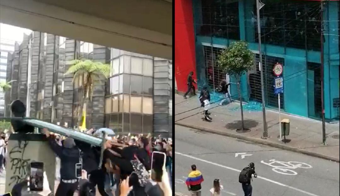 Ciudadanos graban hechos de vandalismo en Manizales