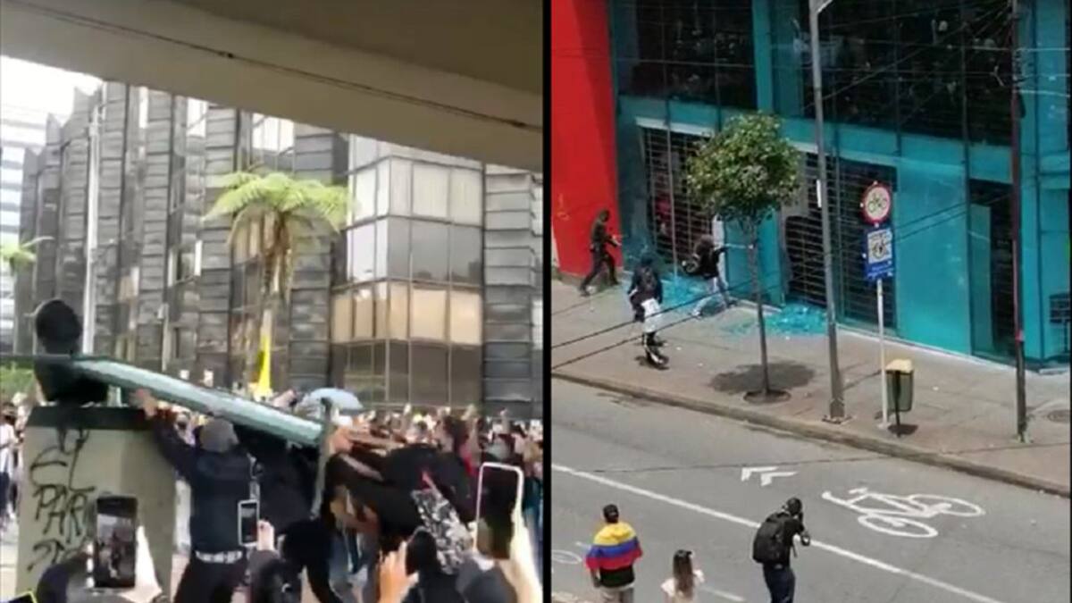 Hechos vandálicos manchan la organización de la movilización en Manizales