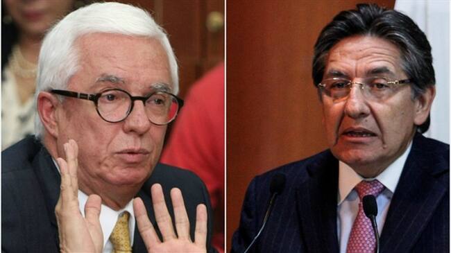 Hubo conciliación pero no reconciliación entre el Fiscal Martinez y Senador Robledo. Foto: Colprensa