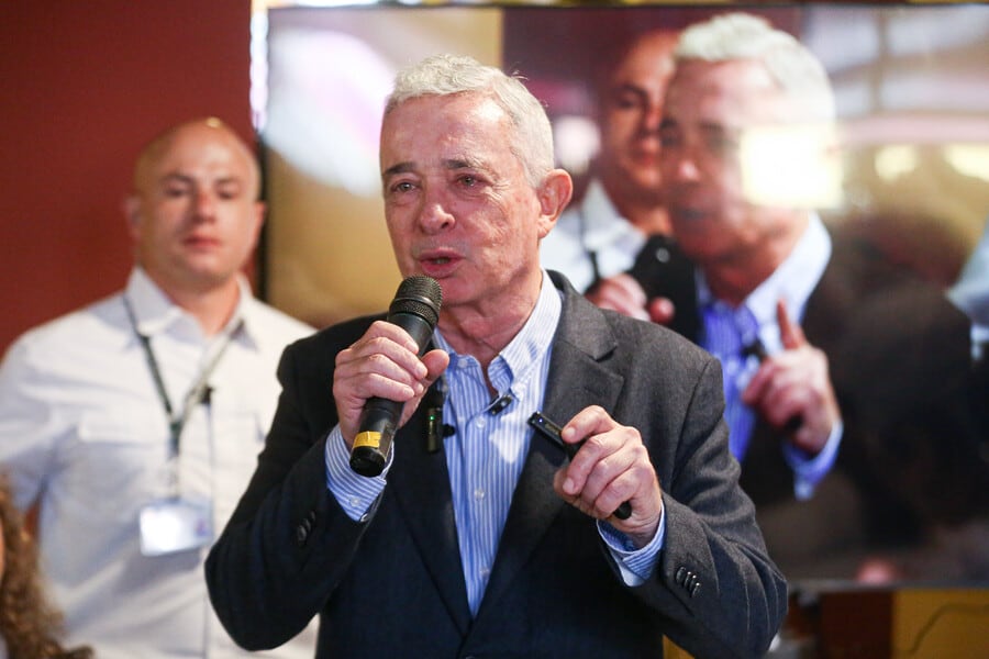 Expresidente Álvaro Uribe. Foto: Colprensa.