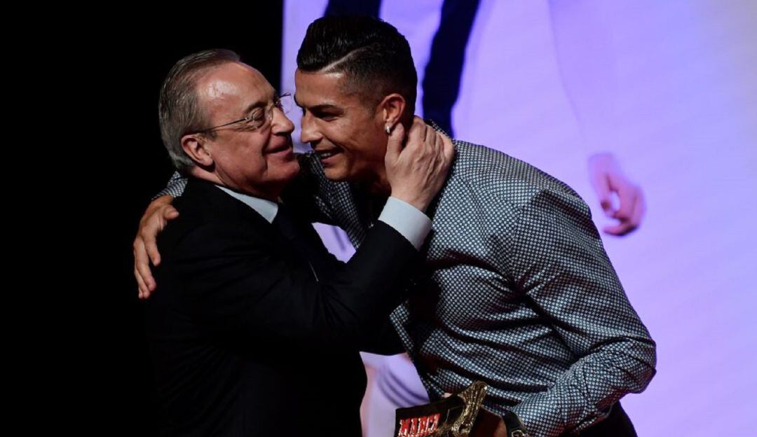 Florentino Pérez y Cristiano Ronaldo