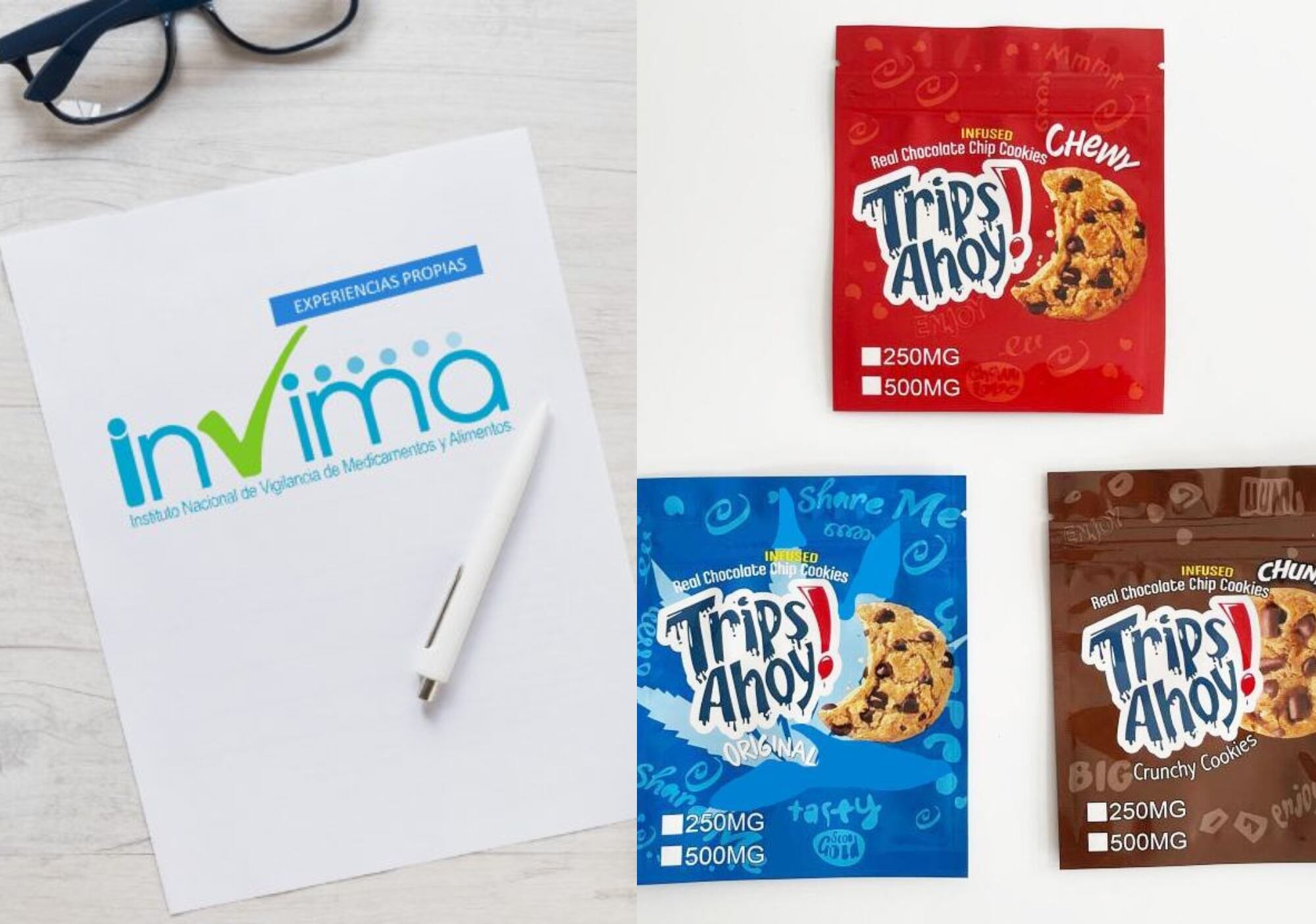 Invima y galletas Trips Ahoy | Fotos: Suministradas