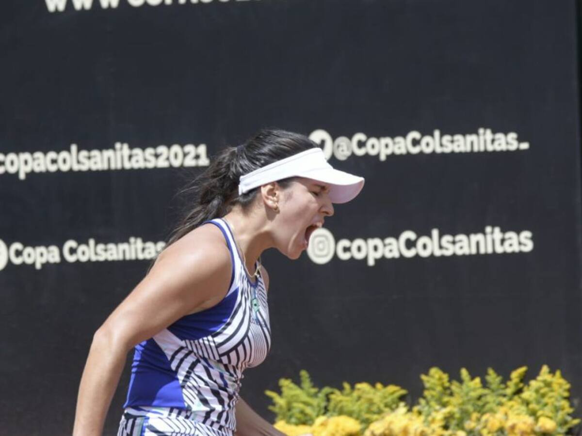 María Camila Osorio sigue rompiendo marcas y ya está en ‘semis’ de Charleston