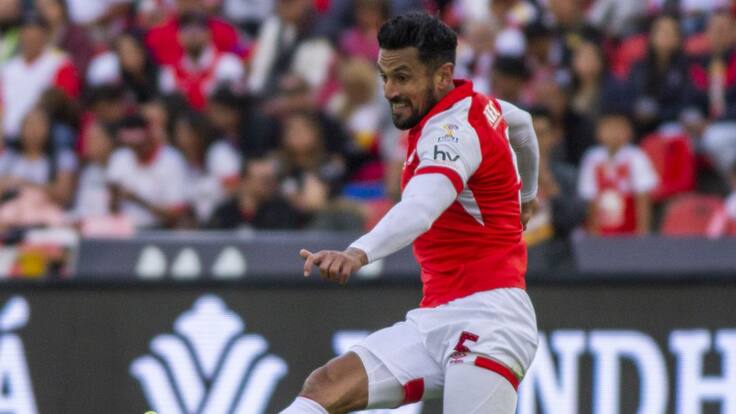 Eduardo Méndez, presidente de Santa Fe, en El Alargue de Caracol Radio