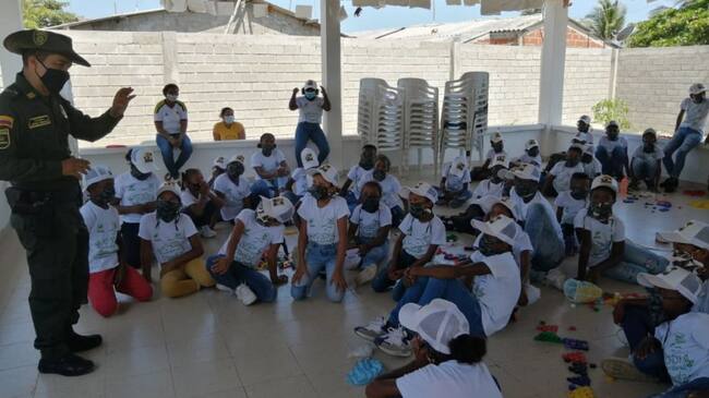 Las actividades lúdicas con niños se han desarrollado en los corregimientos de Arroyo Grande y Arroyo de las Canoas