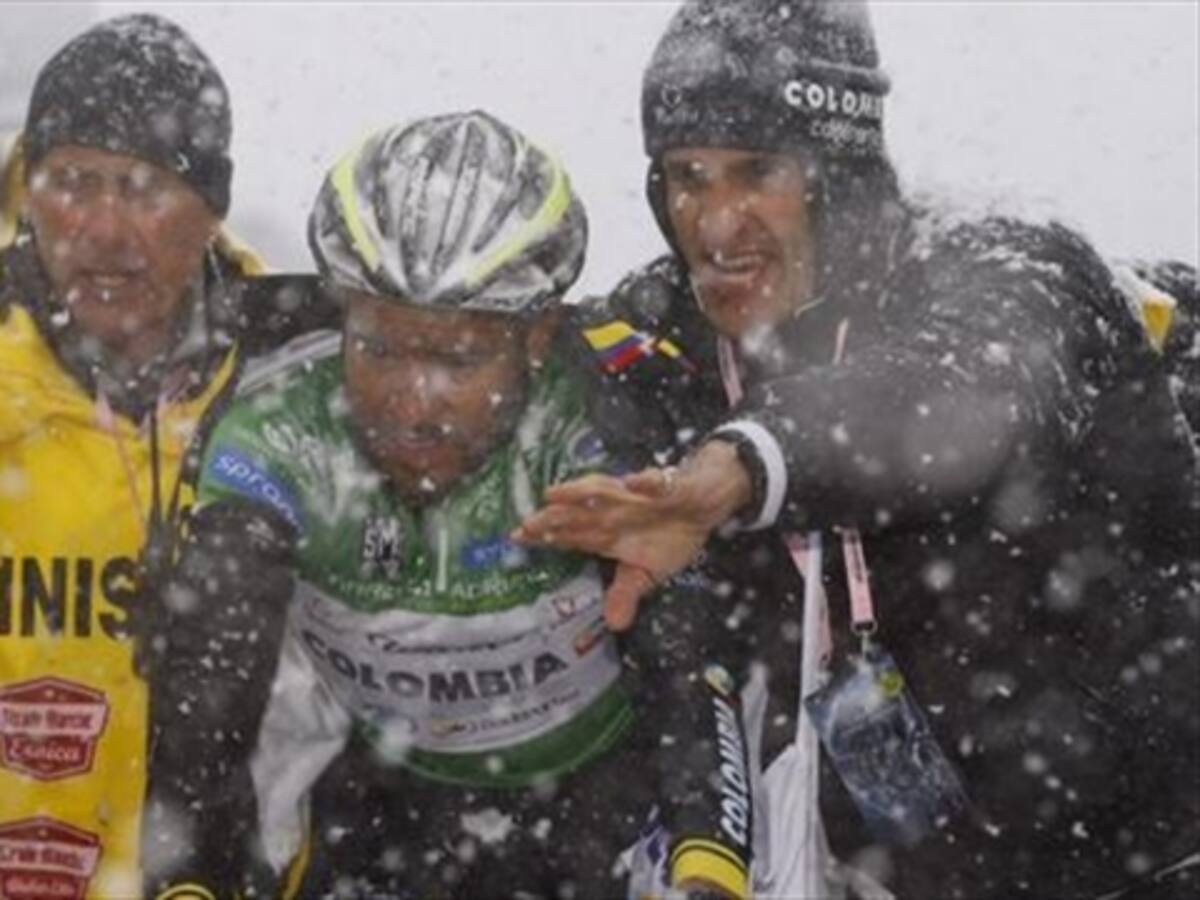 Carlos Quintero se coronó campeón de la montaña en la Tirreno-Adriático