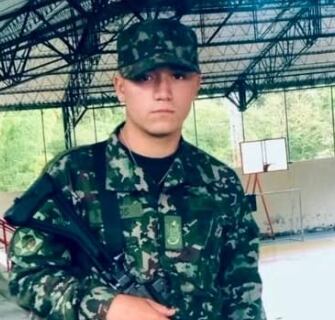 Diego Hoyos Mesa, soldado enviado a la cárcel. Foto: Cortesía Facebook