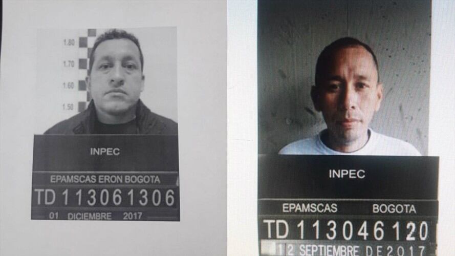 Los reclusos fueron identificados como Olmedo Vargas Padilla y Jhon Gutiérrez Rincón. Foto: W Radio