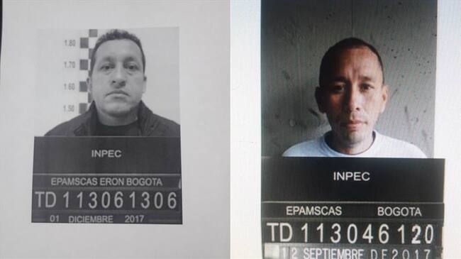 Los reclusos fueron identificados como Olmedo Vargas Padilla y Jhon Gutiérrez Rincón. Foto: W Radio