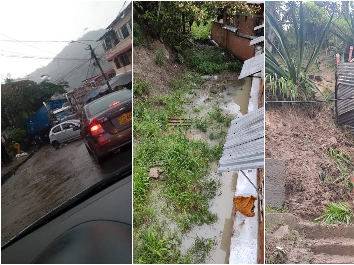 Lluvias generan inundaciones, caída de árboles, deslizamientos y vías taponadas en Ibagué