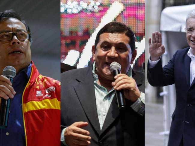 Gustavo Petro, Poncho Zuleta y Álvaro Uribe