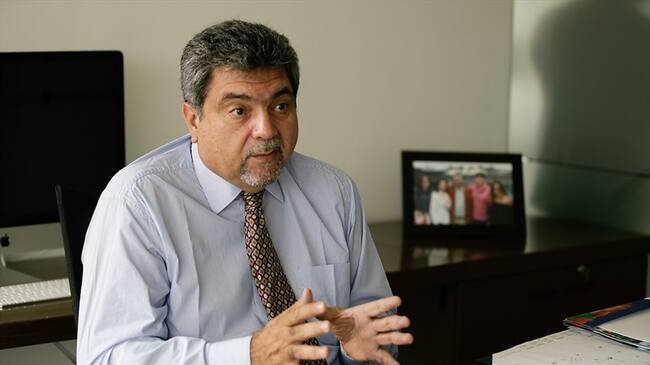 Plinio Olano rechazó los señalamientos que lo vincularían con miembros del tramo II de la Ruta del Sol. Foto: Colprensa - Luisa González