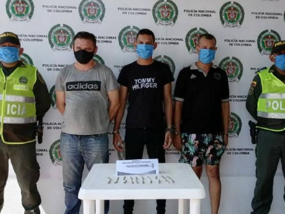 7 presuntos jíbaros capturados y 200 dosis de droga incautadas en Magangué