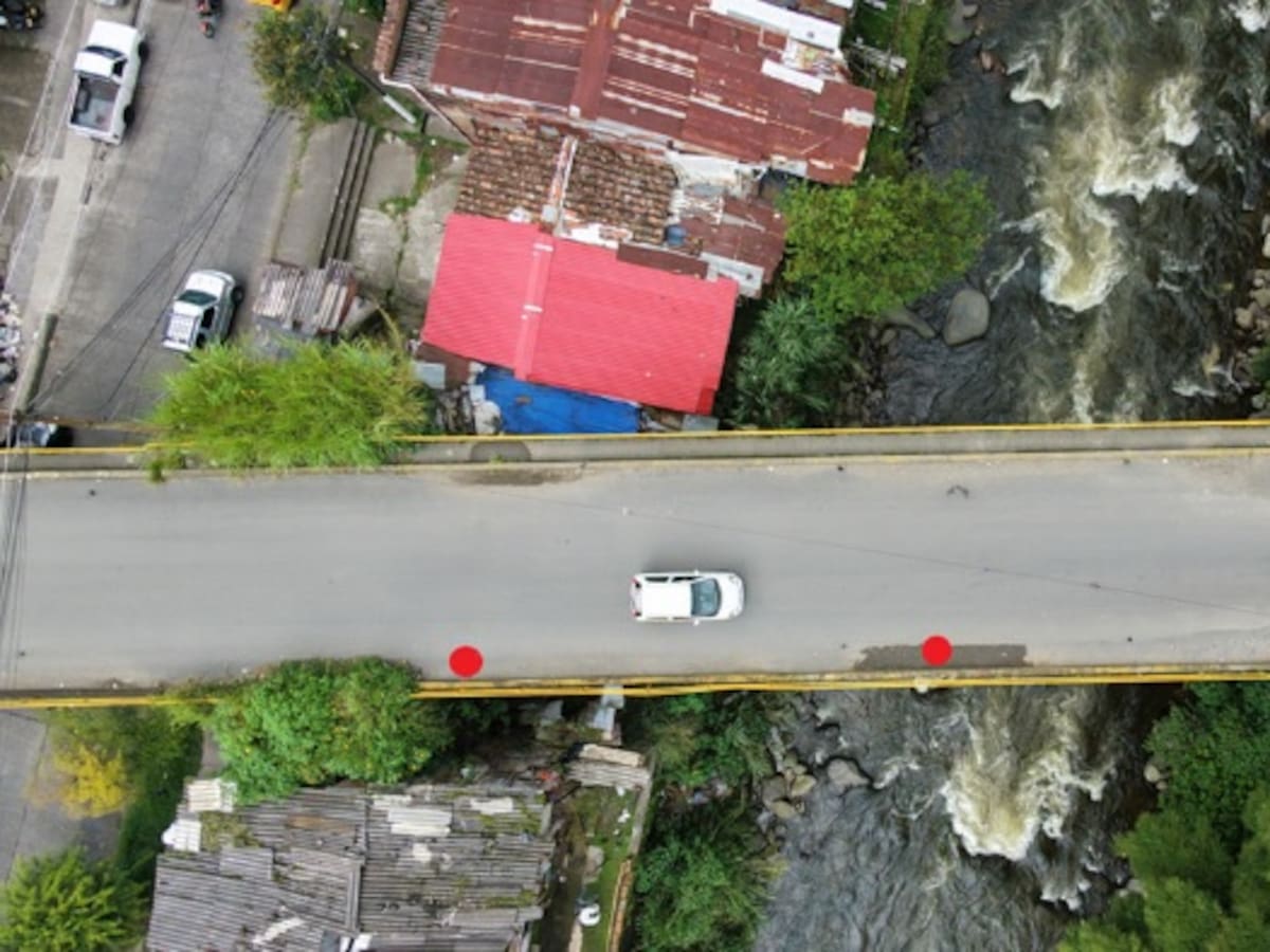 Cierre urgente del puente La Máquina por riesgo estructural; comunica a Pereira con Dosquebradas