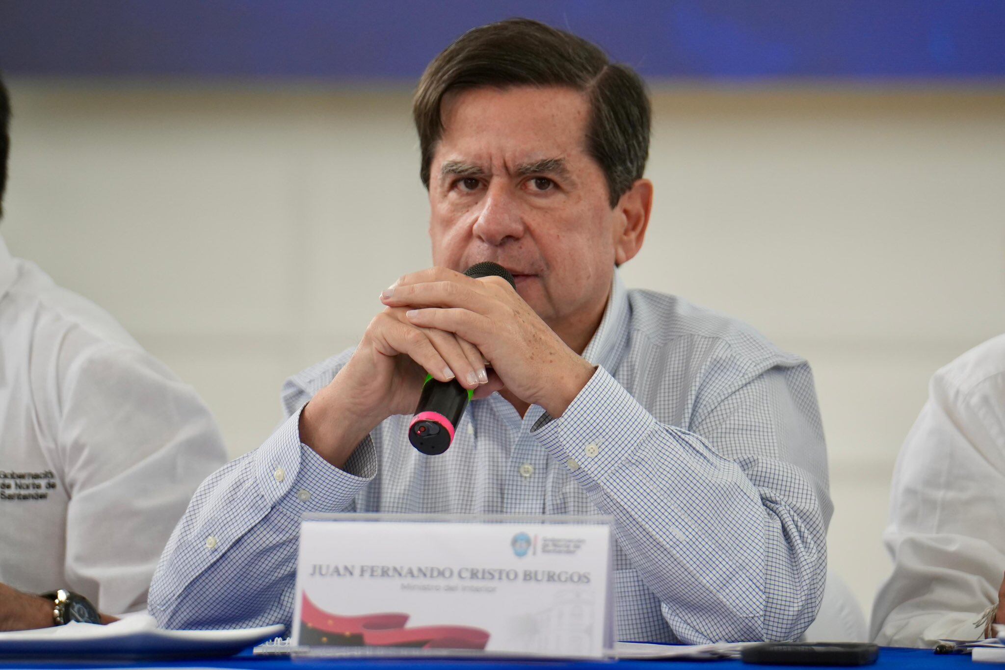 Ministro del Interior Juan Fernando Cristo
