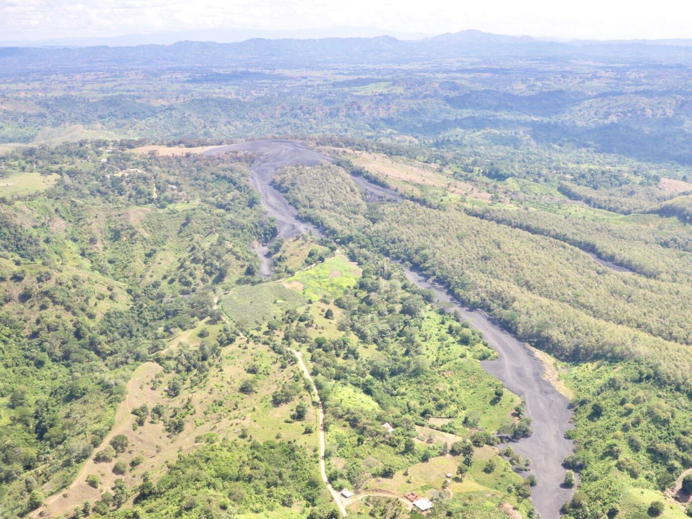 Volcán de lodo en Turbo- foto gobernación de Antioquia