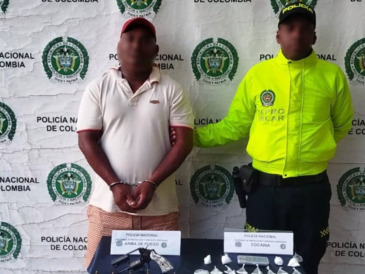 Capturado ‘El Wali’, con anotaciones judiciales por homicidio, porte ilegal de armas de fuego y hurt