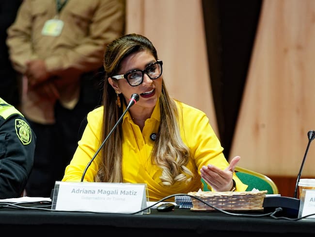 Adriana Matiz durante su intervención en el Desafío de la Seguridad 2025