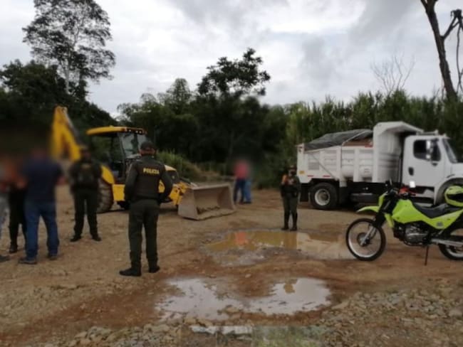 Por minería ilegal capturan en San José Caldas a dos personas