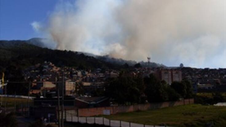 Fueron controlados incendios forestales en Bogotá