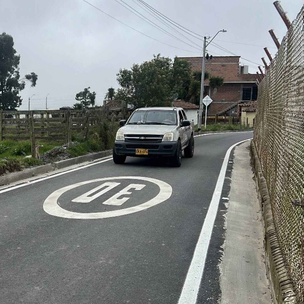 La vía de San Félix en Bello está exenta de pico y placa