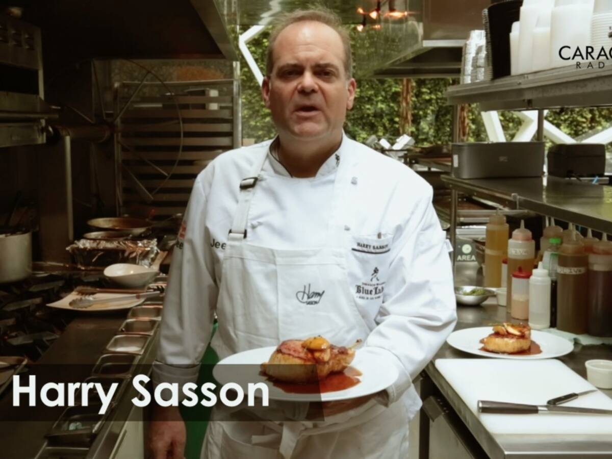 Harry Sasson y su receta Chuletón de cerdo