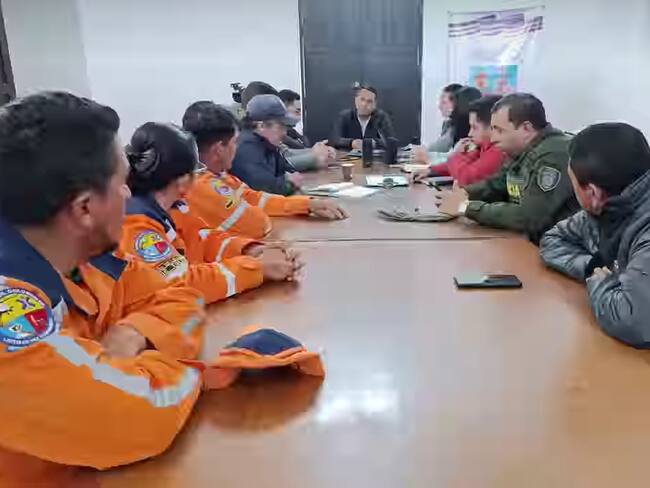 Comité de riesgos en Toledo, Norte de Santander / Foto: Alcaldía de Toledo