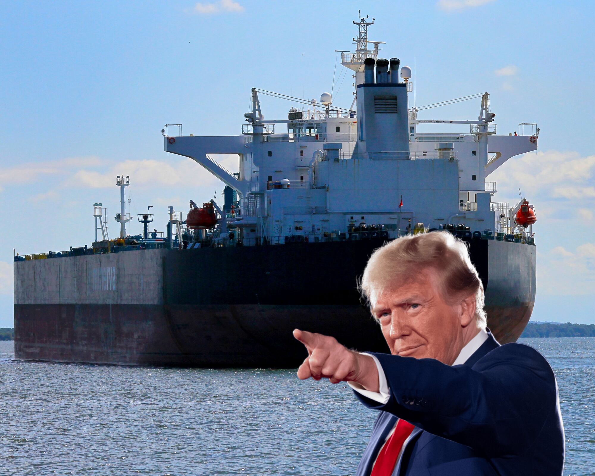 El buque Bella 1, que lleva bandera panameña y va rumbo a Venezuela sin carga, es perseguido por la guardia costera estadounidense.
(Foto: Caracol Radio / Getty )