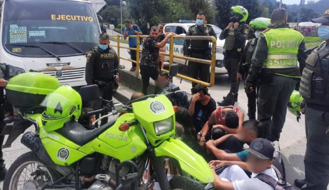 Menores aprehendidos al parecer se habrían citado para una pelea