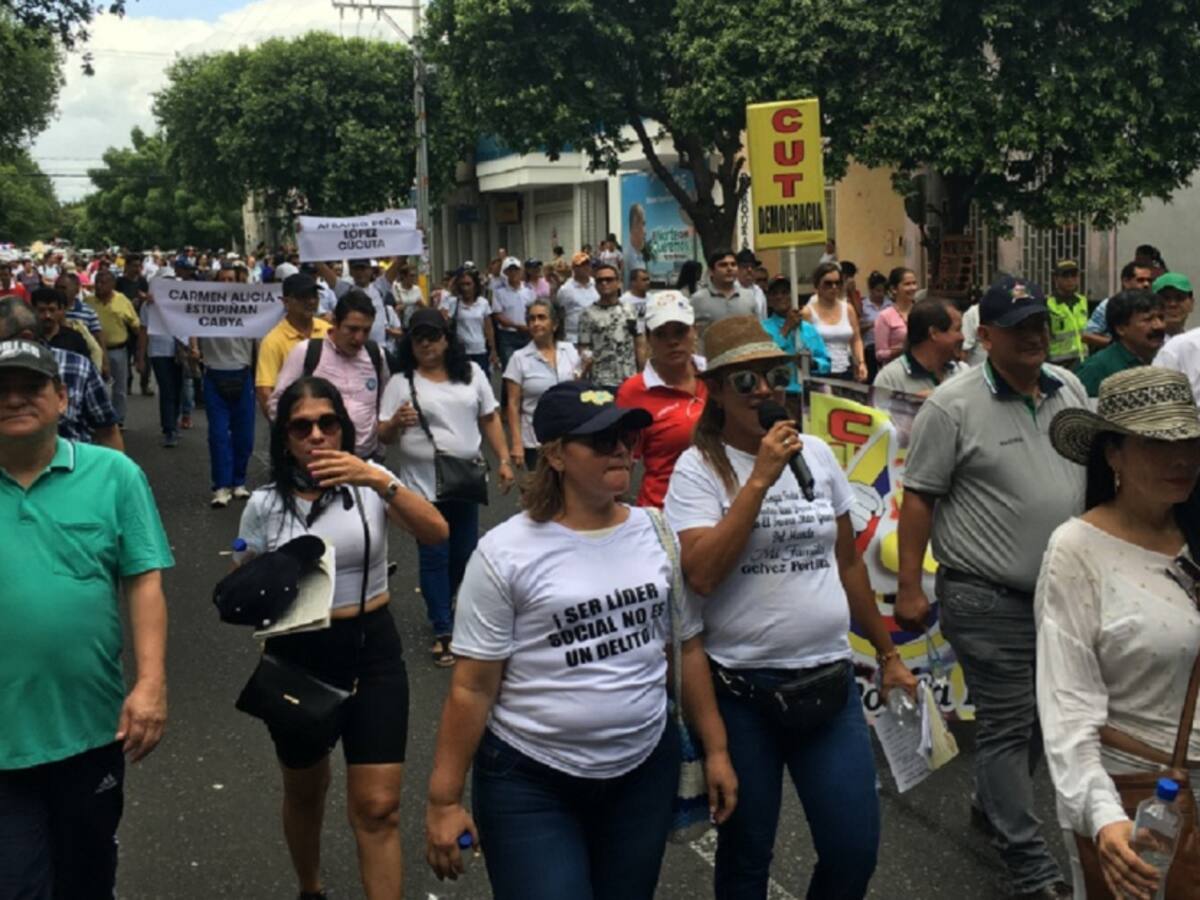 Norte de Santander se unió al paro nacional