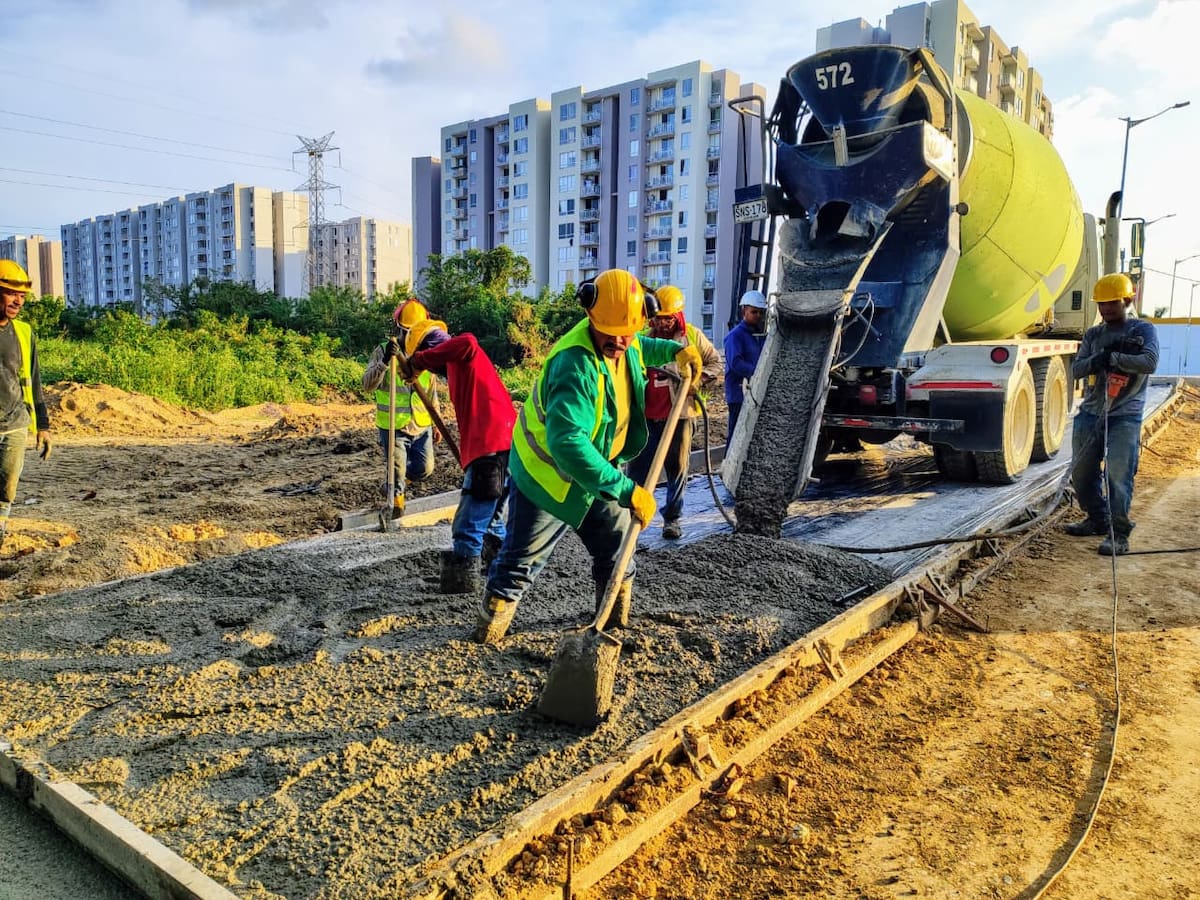 Obras lideradas por la Alcaldía de Cartagena generan 1.040 empleos directos