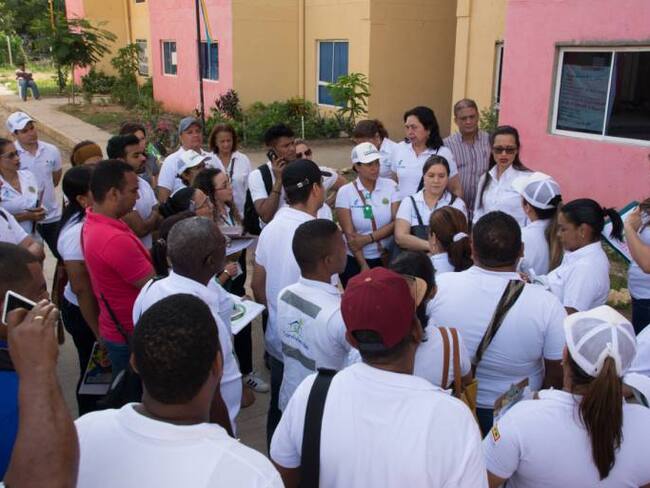 Culmina en Cartagena jornada de verificación en Flor de la Esperanza
