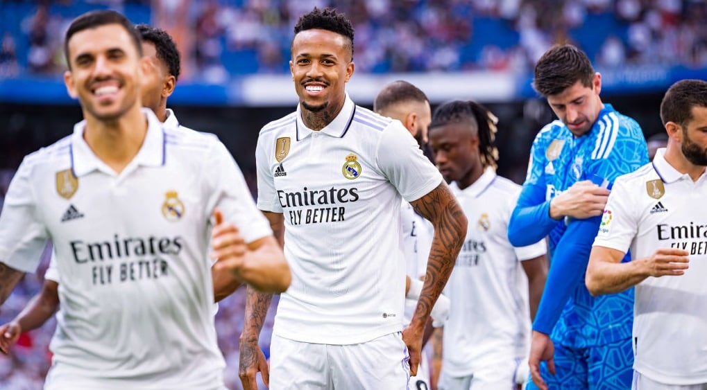 Jugadores del Real Madrid durante el último partido de la temporada (Photo by Alberto Gardin/SOPA Images/LightRocket via Getty Images)