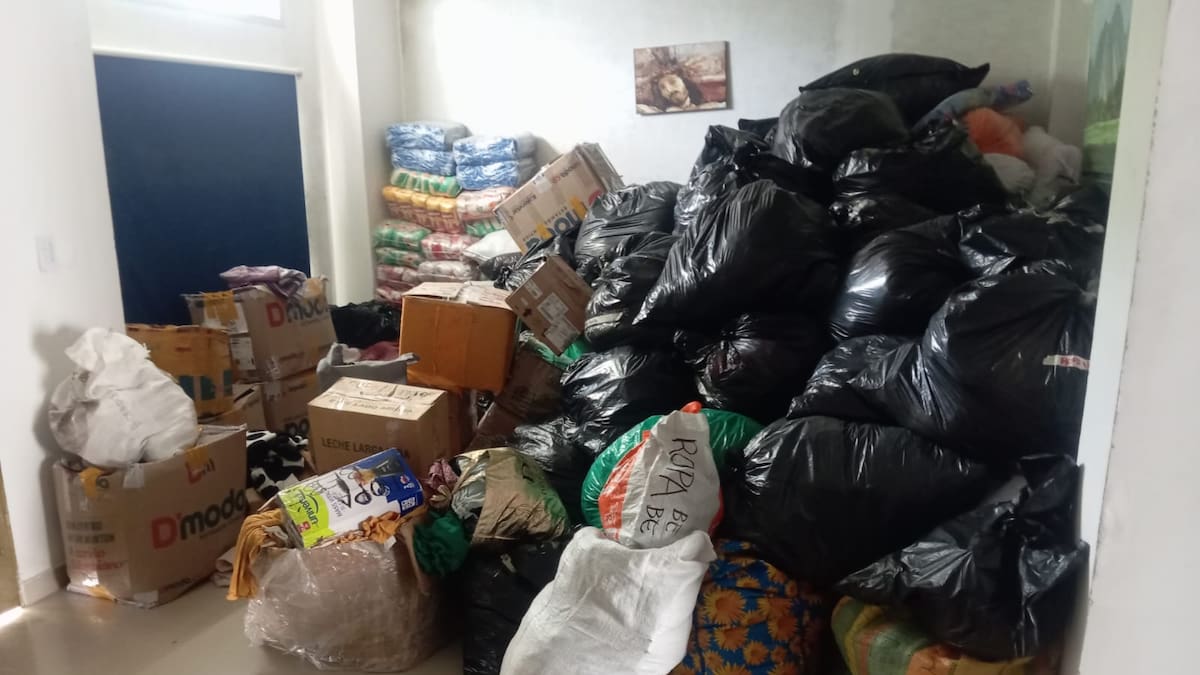 6 toneladas de ayudas para familias venezolanas están represadas por falta de transporte en Montería