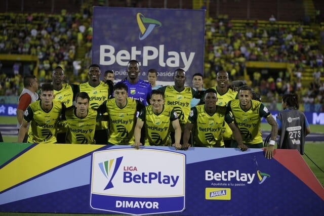 Once inicial del Atlético Huila ante La Equidad / Colprensa.