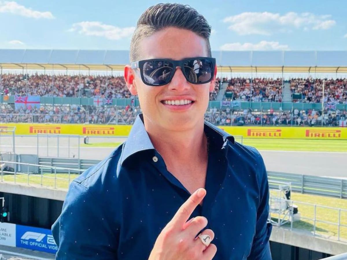 En primera fila: James presume su presencia en GP de Gran Bretaña de F1