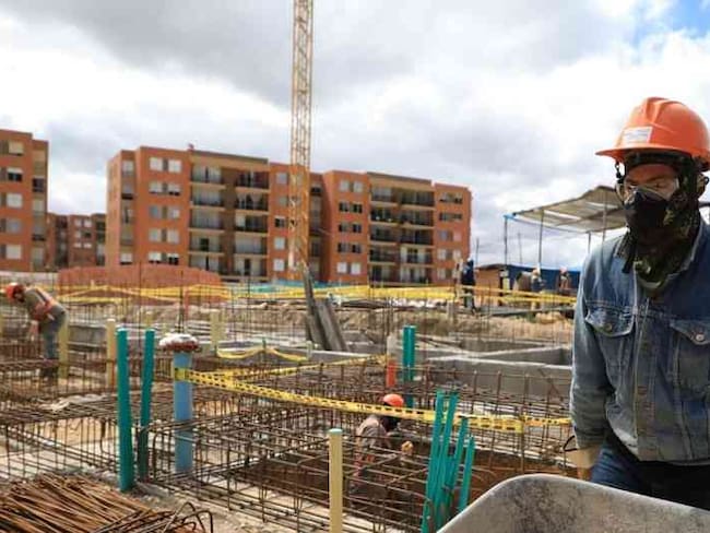 PIB del sector de la construcción en Colombia, cayó un 8% en tercer trimestre del 2023