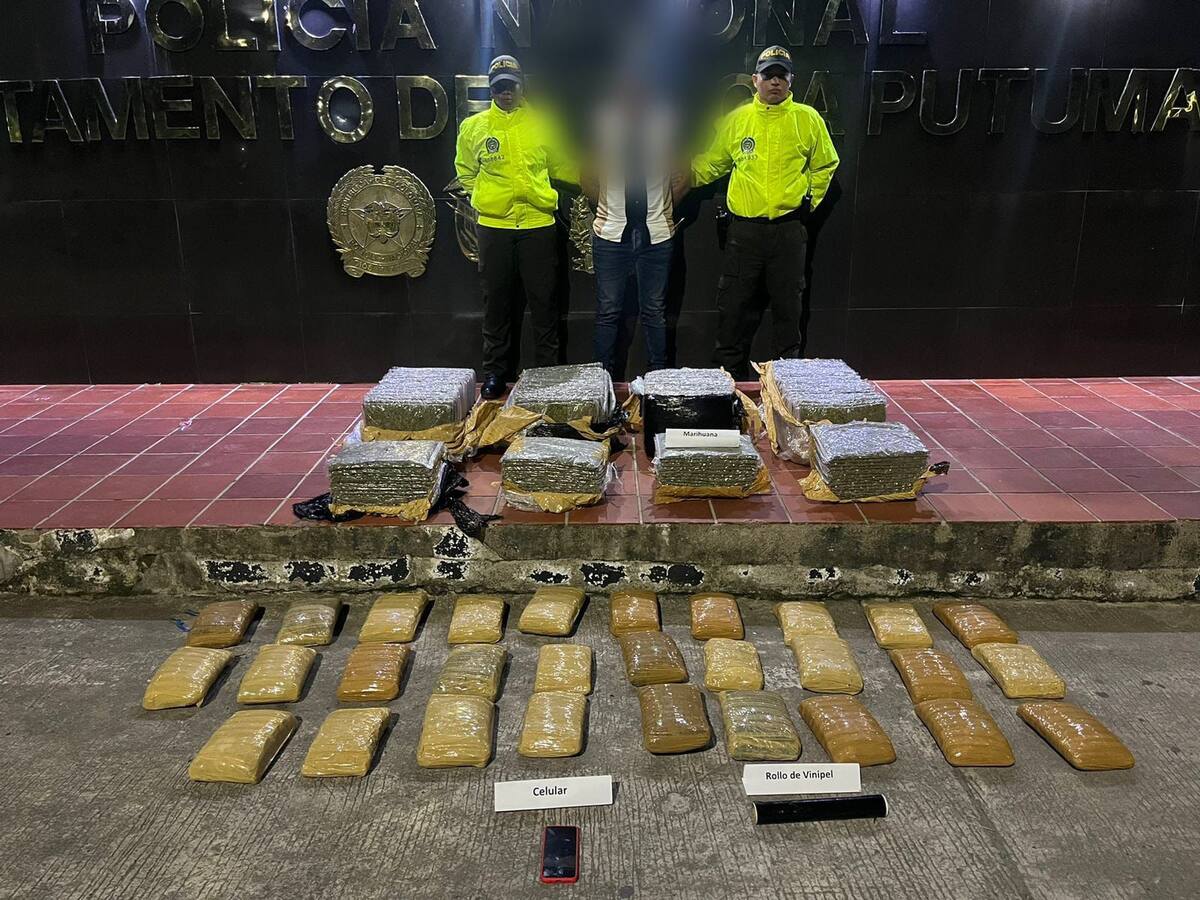 Duro golpe a las bandas del narcotráfico en Putumayo