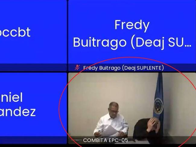 Carlos Mattos en el momento en que recibe la condena de 9 años y 5 meses