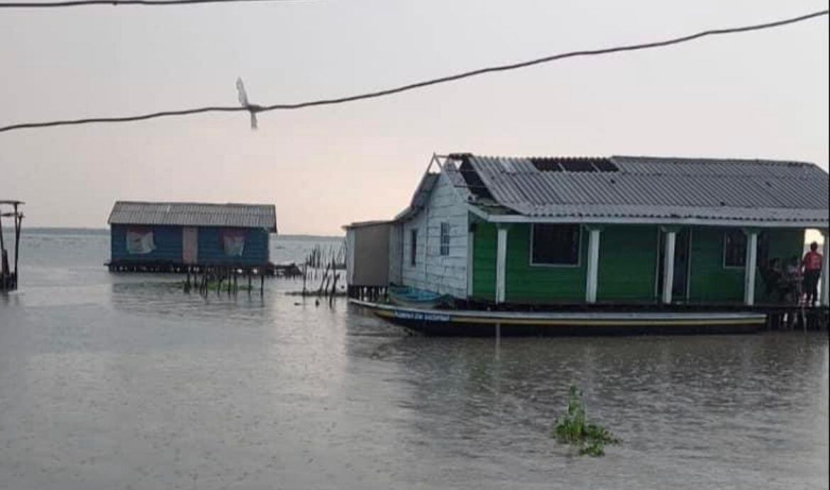 Pueblos palafitos, Sitionuevo, Magdalena . Imagen de referencia Alcaldía de Sitionuevo