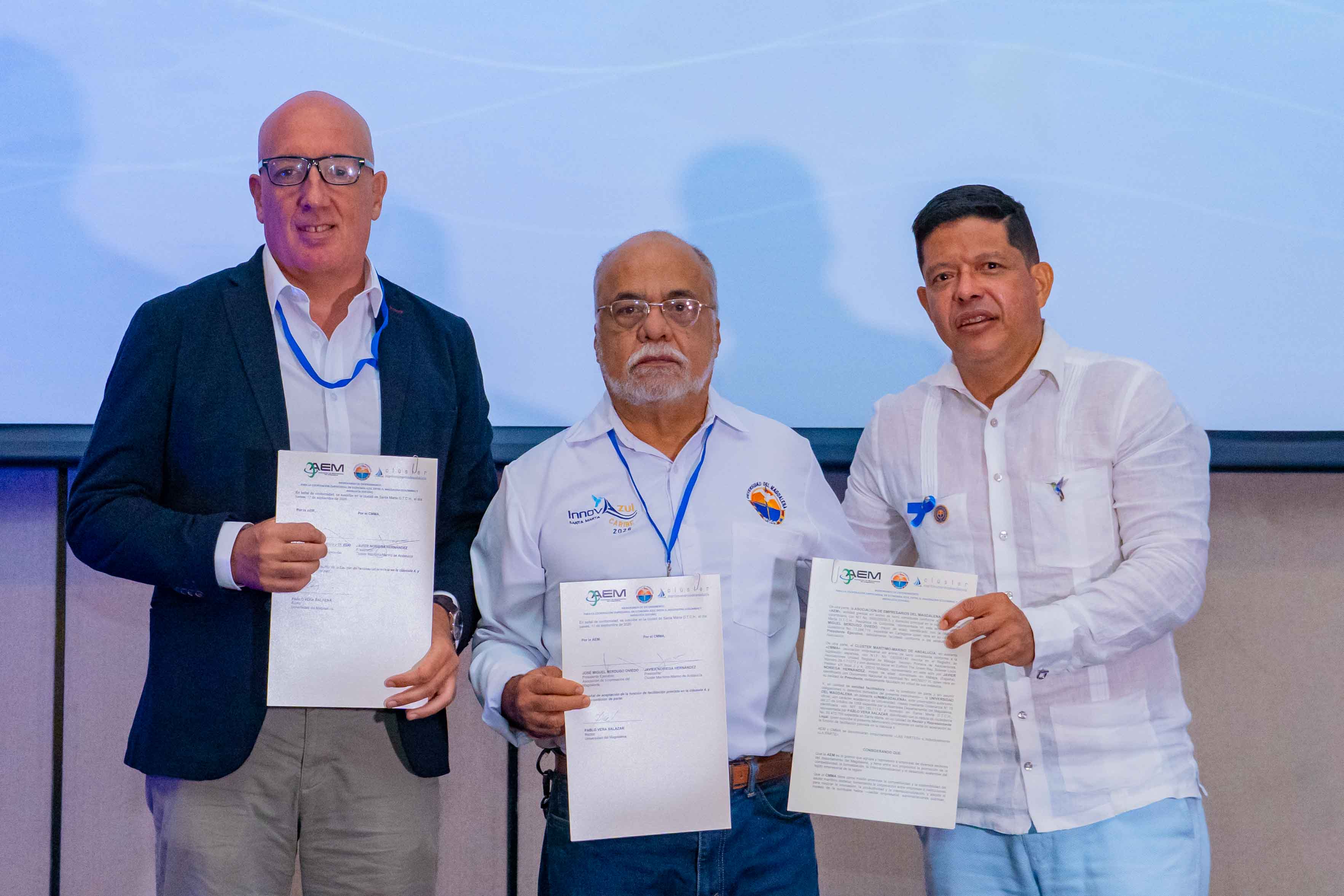 Unimagdalena y CAF avanzan en ecosistema de innovación en economía azul/ Unimagdalena