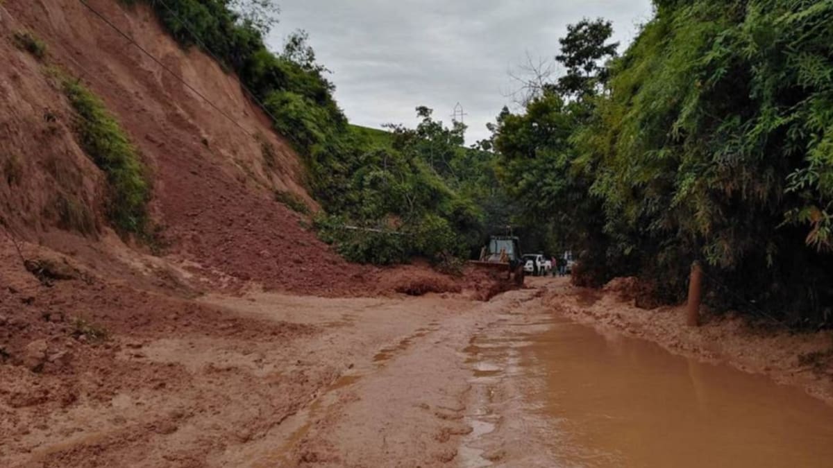 Derrumbe sepultó vivienda en Anorí
