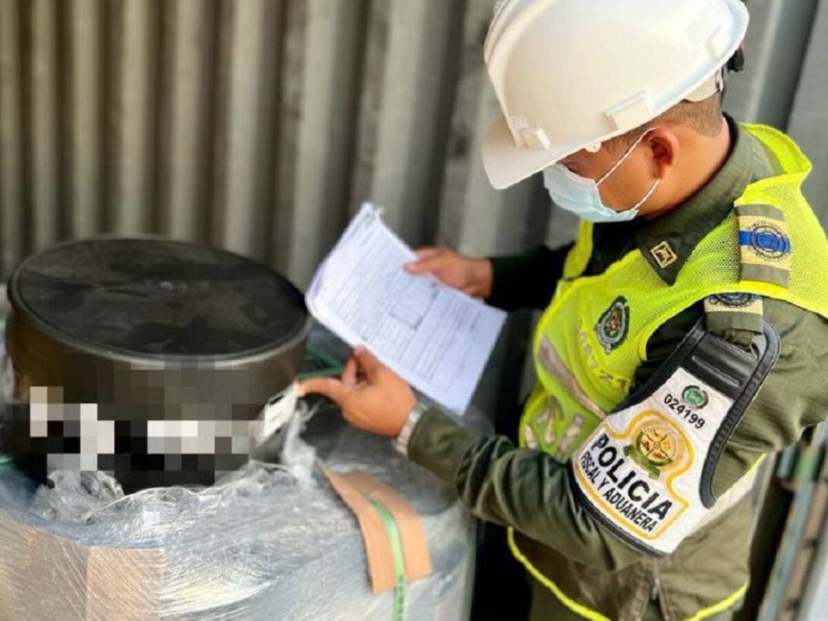 Incautan tres contenedores con artículos de contrabando en Cartagena