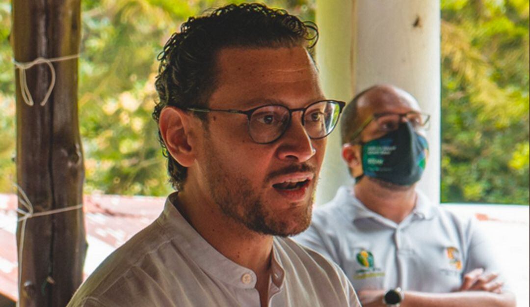 El alcalde de Jamundí, Andrés Felipe Ramírez