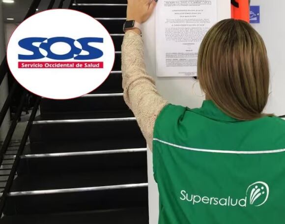 La Supersalud intervino la EPS S.O.S. Servicio Occidental de Salud, que tiene más de 750 mil afiliados en el territorio nacional.  - Colprensa