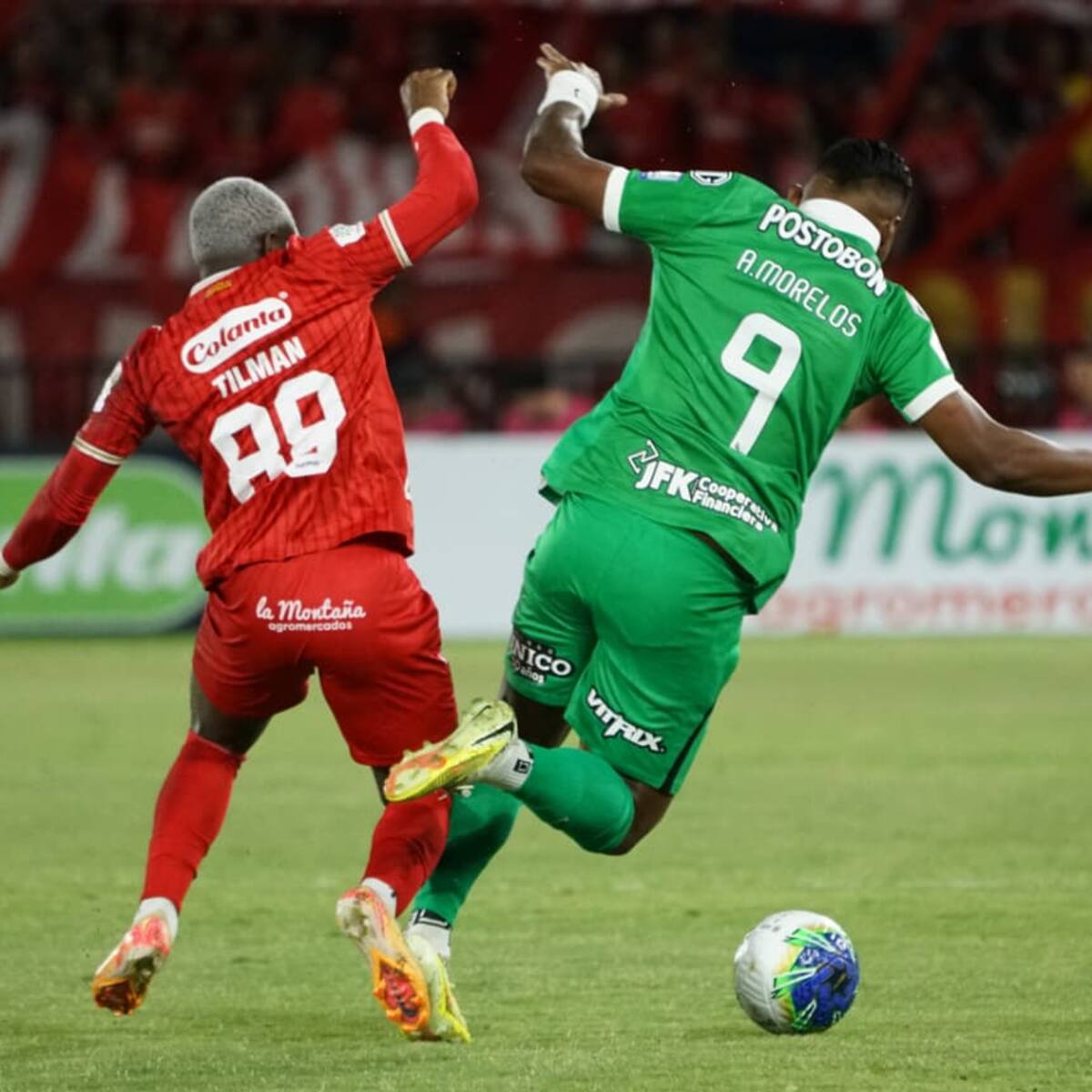 Morelos, tras cruzarse con jugadores e hinchas de América: “Los clásicos siempre son así, hay roces”