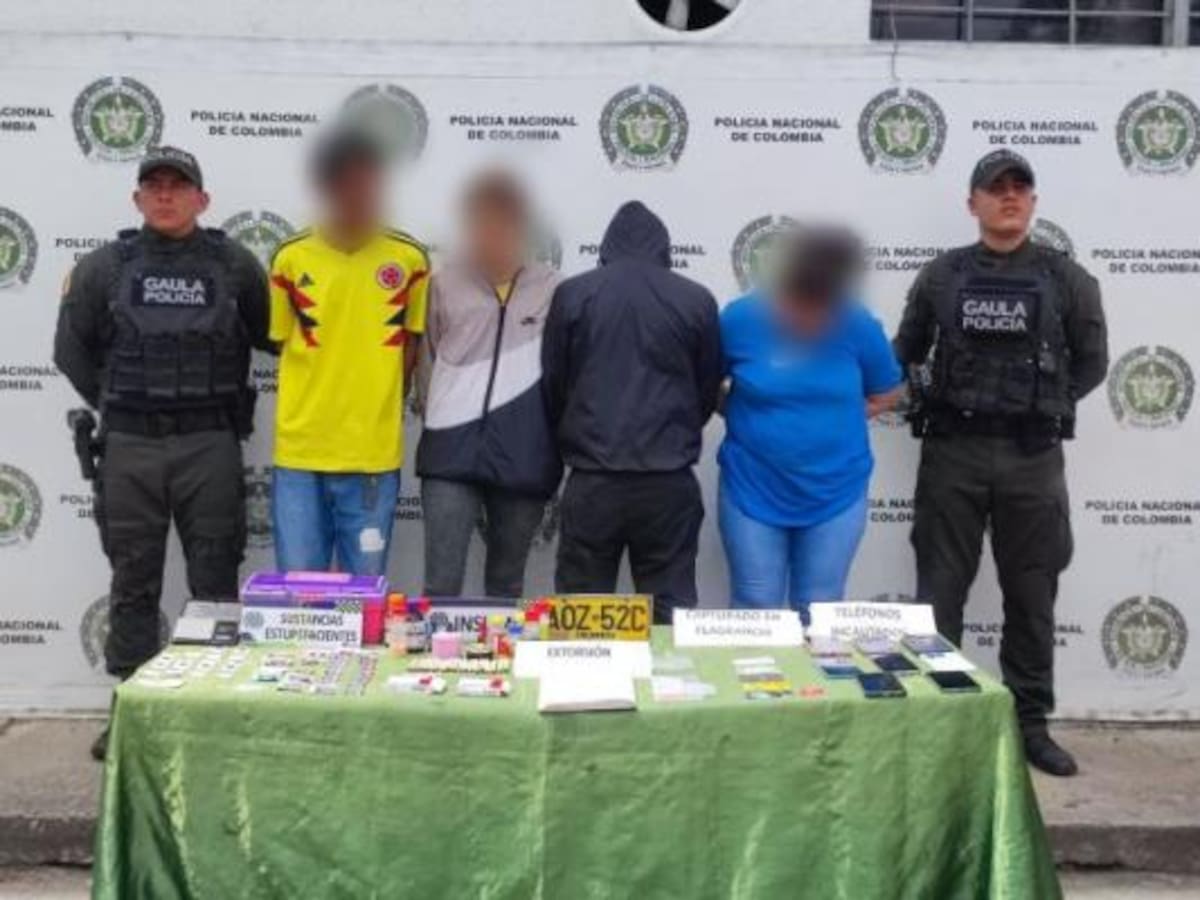 Policía capturó a cuatro presuntos integrantes de ‘La Inmaculada’ dedicados a la extorsión en Tuluá