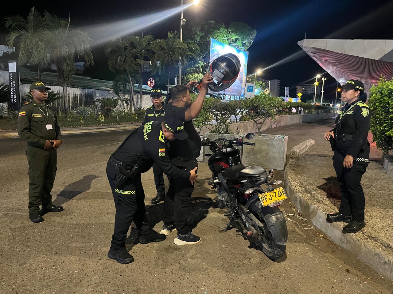 3.500 Uniformados la Policía de Cartagena fortalecen la seguridad durante el puente festivo